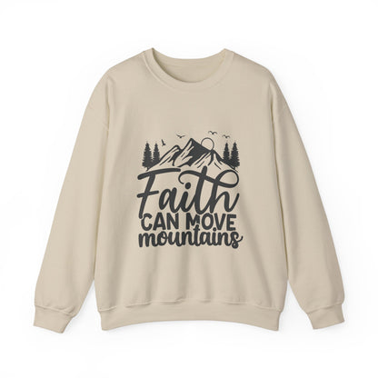 LT. Faith Can Move Mountains Unisex Crewneck Sweatshirt