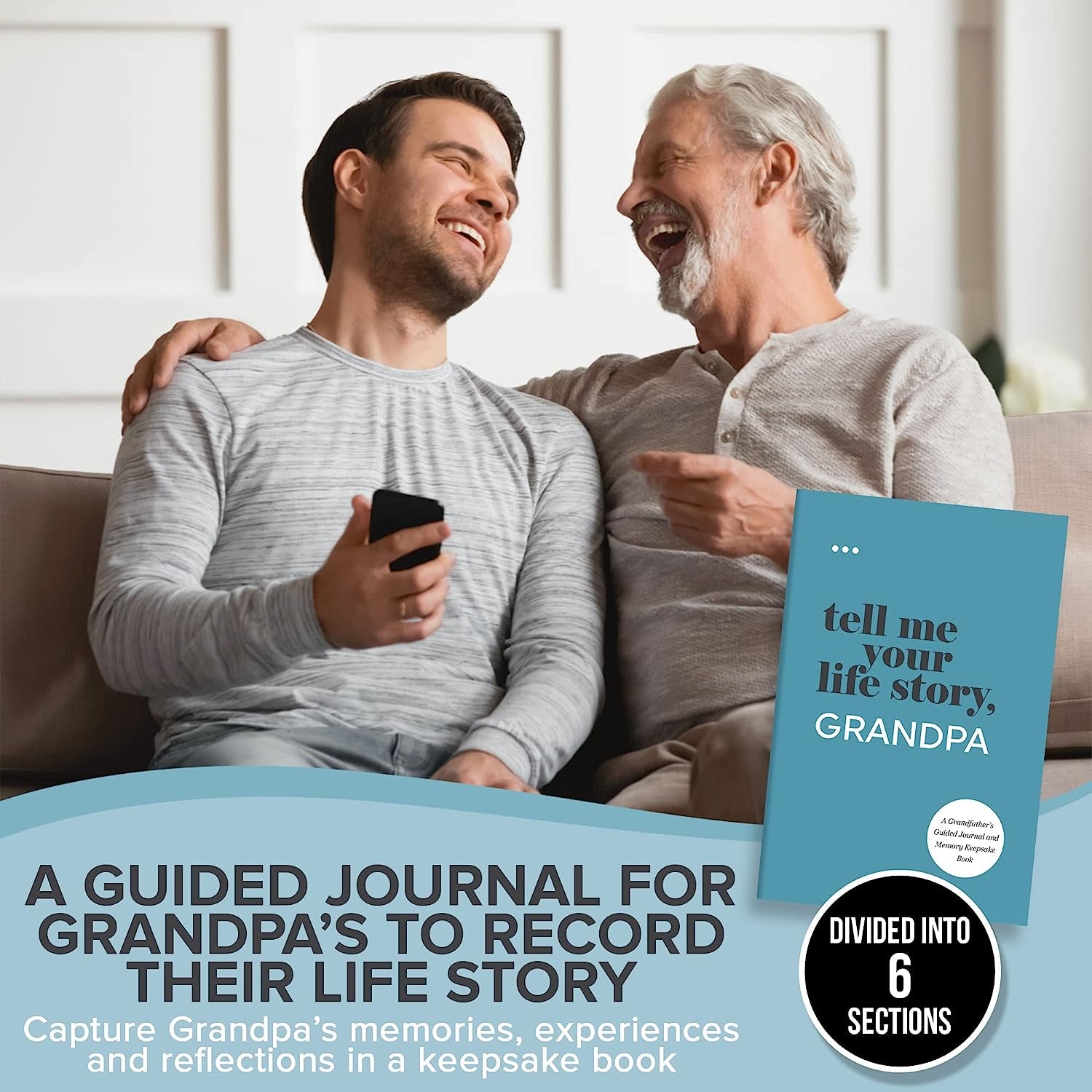 Tell Me Your Life Story, Grandpa: a Grandfather’s Guided Journal and Memory Keepsake Book 