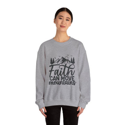 LT. Faith Can Move Mountains Unisex Crewneck Sweatshirt