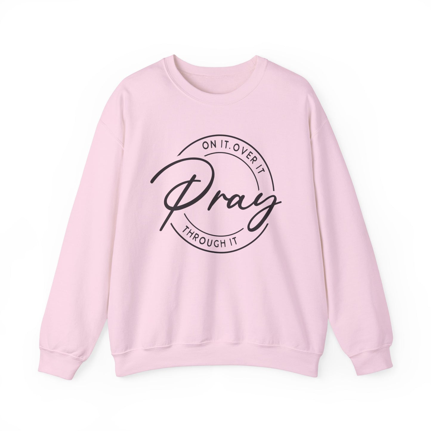 LT. Pray On It Design, Unisex Inspirational Crewneck Sweatshirt