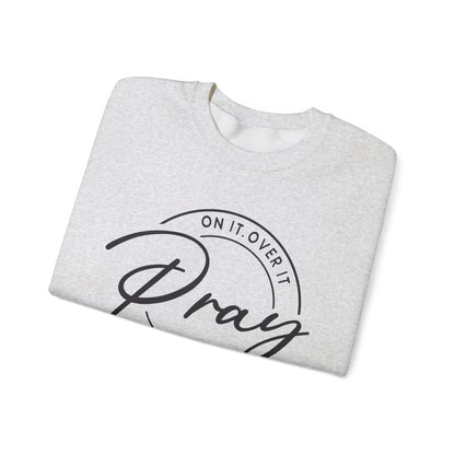 LT. Pray On It Design, Unisex Inspirational Crewneck Sweatshirt