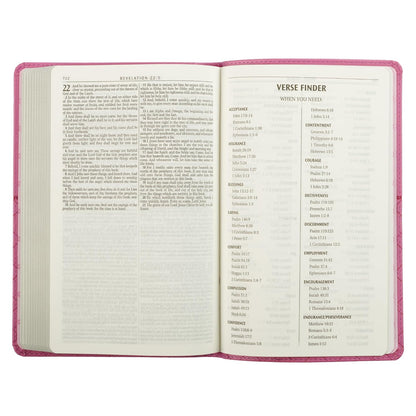 KJV Holy Bible, Gift Edition Faux Leather, King James Version, Pink