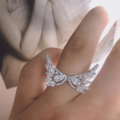 Angel Wings Ring .925 Sterling Silver