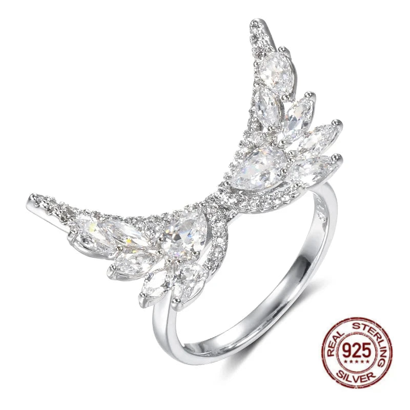 Angel Wings Ring .925 Sterling Silver