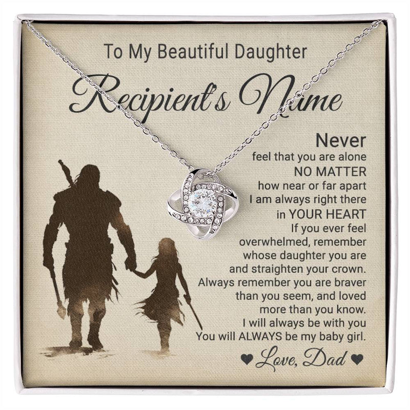 Personalized To My Beautiful Daughter, From Dad - 