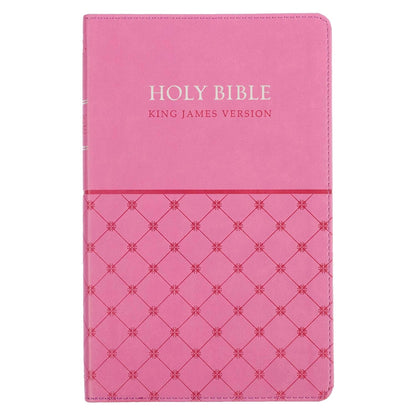 KJV Holy Bible, Gift Edition Faux Leather, King James Version, Pink