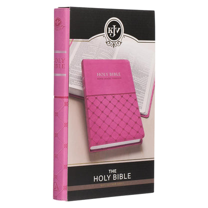 KJV Holy Bible, Gift Edition Faux Leather, King James Version, Pink