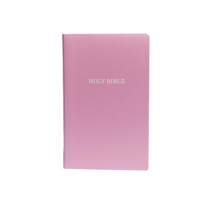 KJV Holy Bible: Gift and Award, Pink Leather-Look, Red Letter, Comfort Print: King James Version