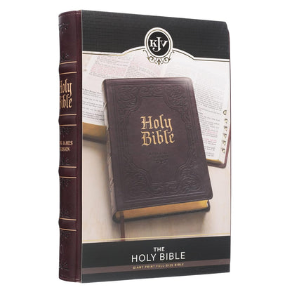 KJV Holy Bible, Full-Size Faux Leather Red Letter Edition - Thumb Index & Ribbon Marker, King James Version