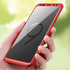 For Samsung Galaxy S9/S7/S8/S10 plus 360° Full Body Hard Case + Screen Protector