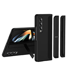 For Samsung Galaxy Z Fold 5 4 3 Bracket Stand Case Cover with S Pen Slot Holder