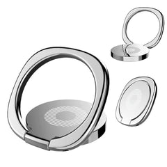 Finger Ring Cell Phone Holder Stand Metal Plate Rotating Magnetic Grip 360°