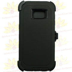 (Black) for Samsung Galaxy Phone Case Cover W/(Belt Clip Fits Otterbox Defender)