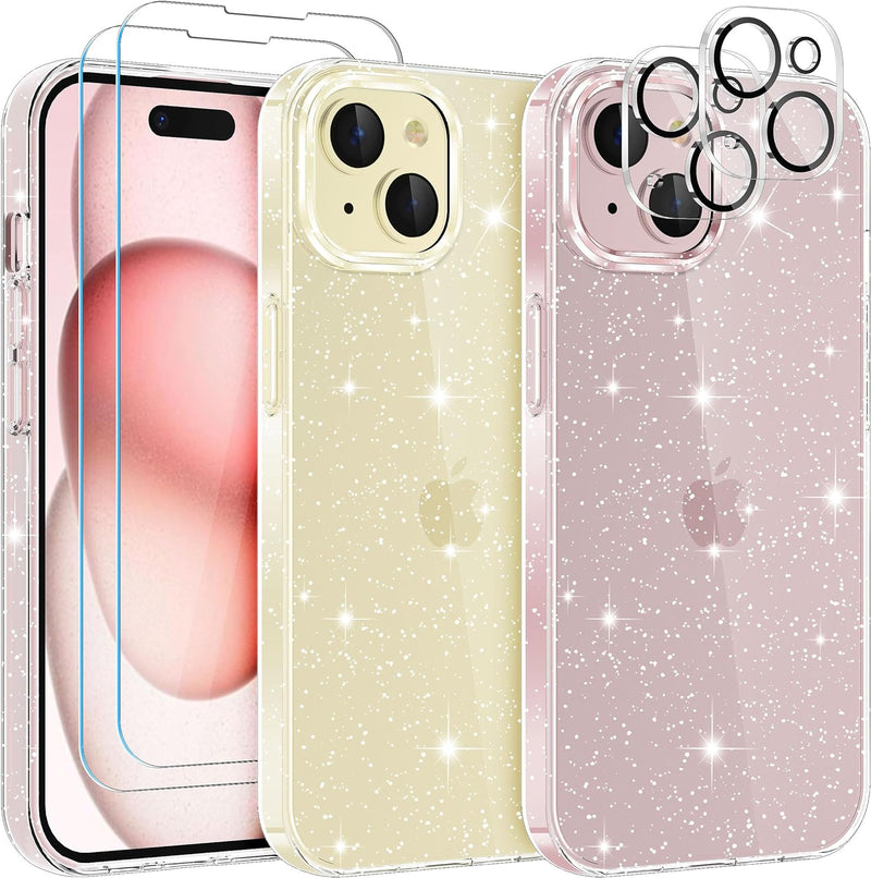 KSWOUS Glitter Case for Iphone 15 6.1