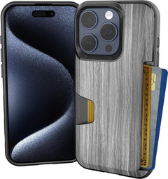 Smartish Iphone 15 Wallet Case - Wallet Slayer Vol. 1 [Slim + Protective] Credit Card Holder - Black Tie Affair