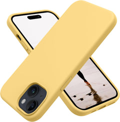 OTOFLY Compatible with Iphone 15 Case, Silicone Shockproof Slim Thin Phone Case for Iphone 15 (6.1 Inch), (Stone)