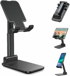Cell Phone Stand Tablet Mount Fordable Desktop Holder Cradle Dock Mobile Iphone