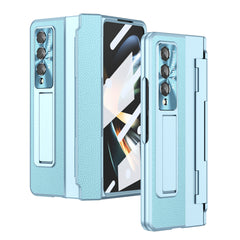 For Samsung Galaxy Z Fold5/4 Fold 3 Shockproof Hinge Screen Protector Stand Case