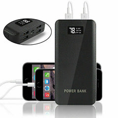 4USB Power Bank 10000Mah Portable External Battery Backup Charger Fast Charging